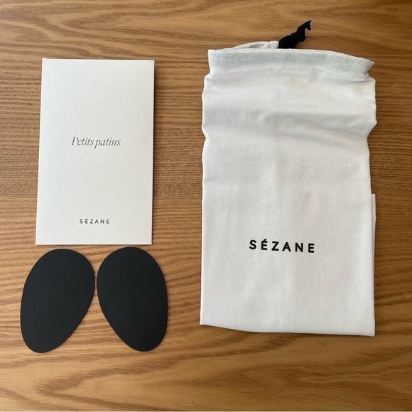 Sezane Alicia Heeled Booties 6.5 NIB Lace Up Suede Leather French Almond Toe - Picture 9 of 15